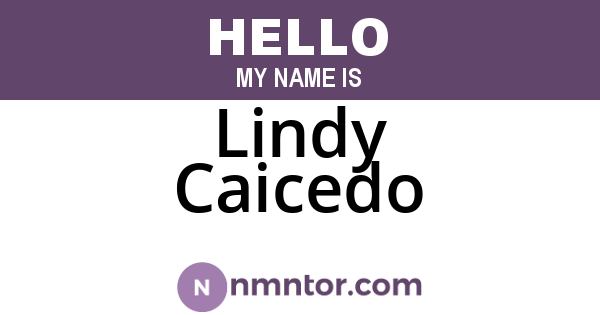 Lindy Caicedo