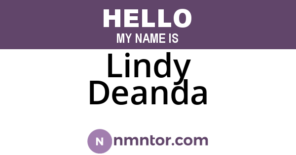 Lindy Deanda