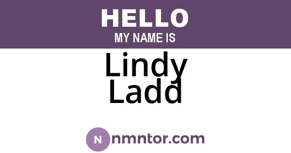 Lindy Ladd