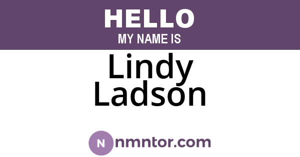 Lindy Ladson