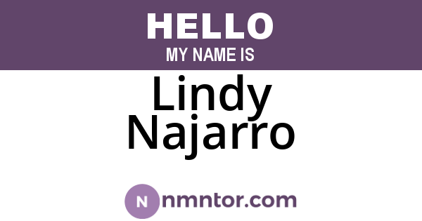 Lindy Najarro