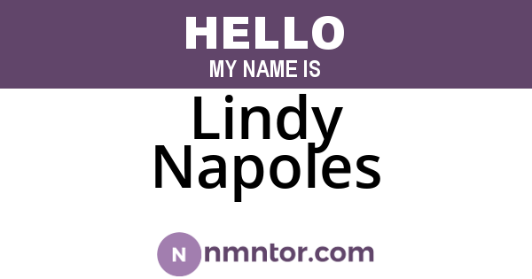 Lindy Napoles
