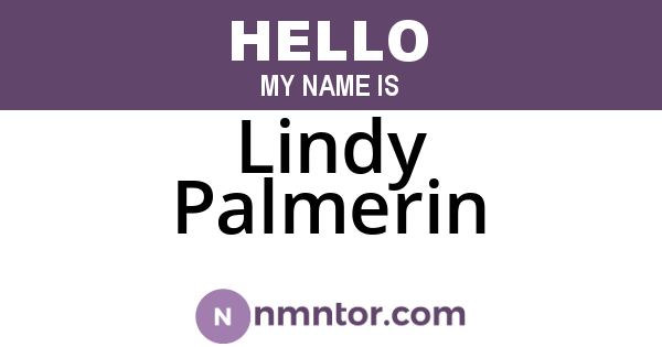 Lindy Palmerin