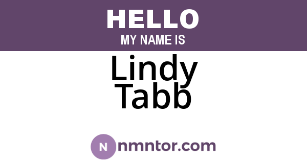 Lindy Tabb
