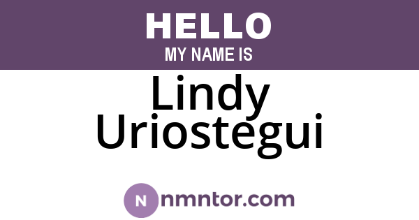 Lindy Uriostegui