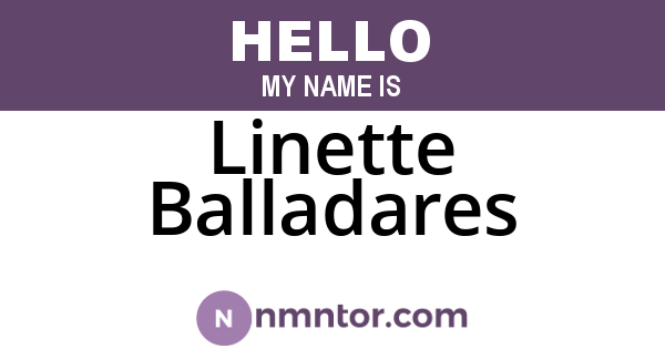 Linette Balladares