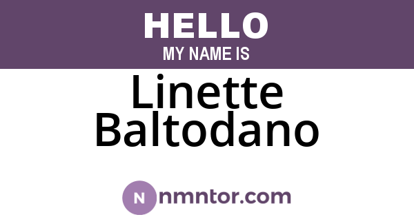Linette Baltodano