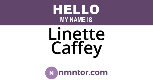 Linette Caffey
