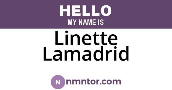 Linette Lamadrid