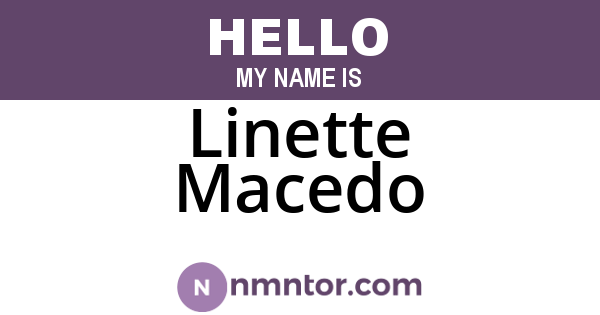 Linette Macedo