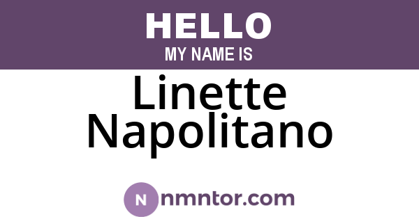Linette Napolitano