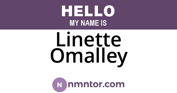 Linette Omalley