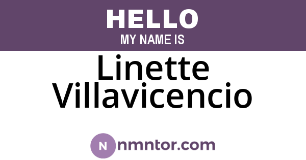 Linette Villavicencio