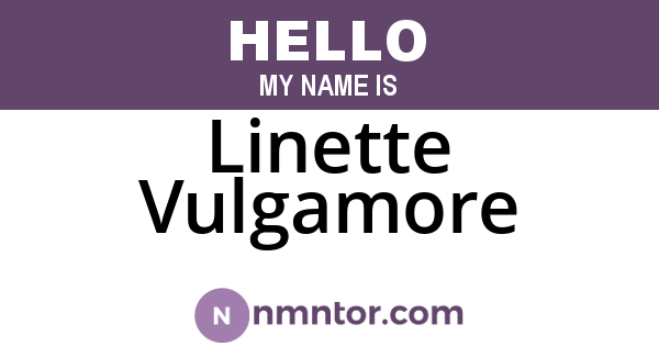 Linette Vulgamore