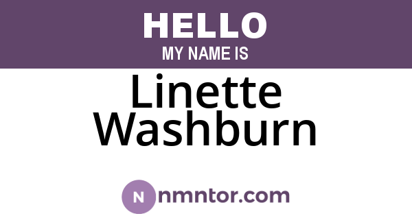 Linette Washburn