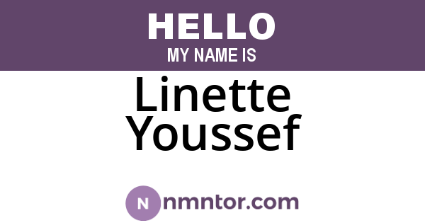 Linette Youssef