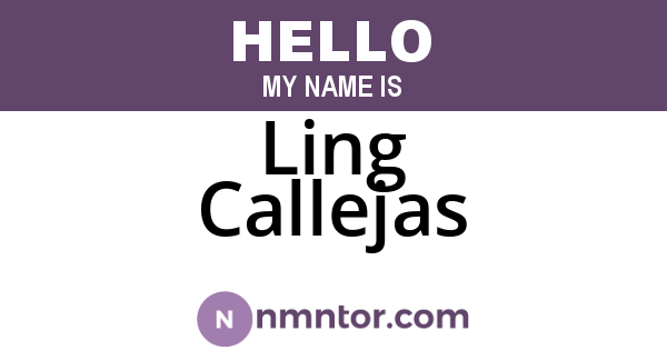 Ling Callejas
