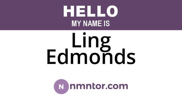 Ling Edmonds