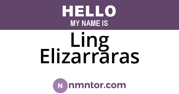 Ling Elizarraras