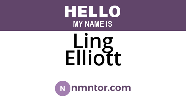 Ling Elliott