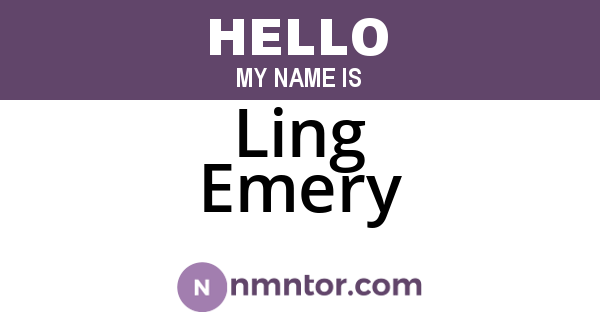 Ling Emery