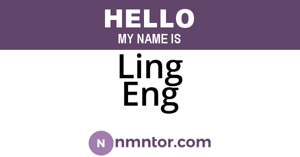 Ling Eng