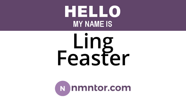 Ling Feaster