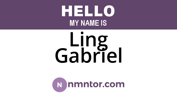 Ling Gabriel