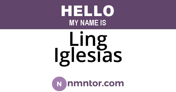 Ling Iglesias
