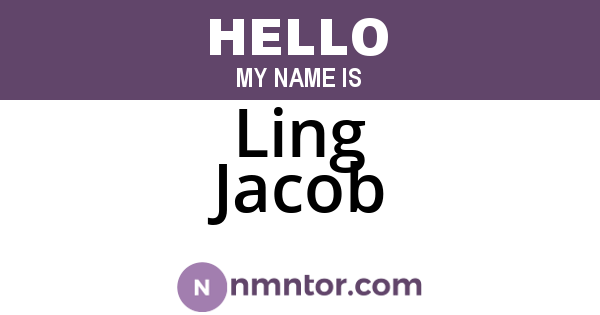 Ling Jacob