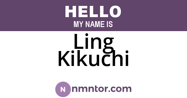 Ling Kikuchi