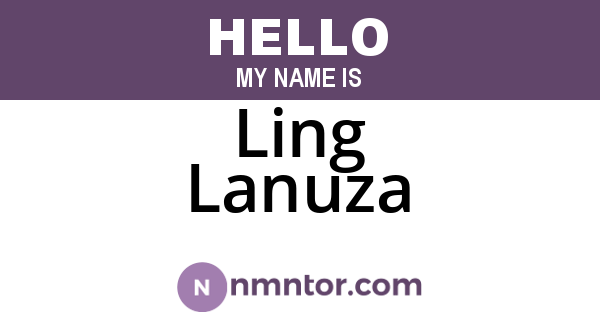Ling Lanuza