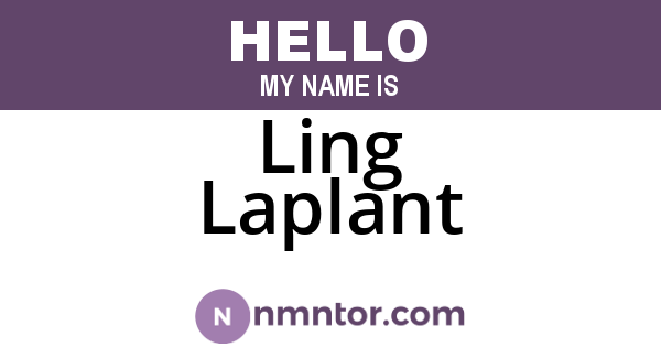 Ling Laplant