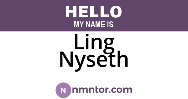 Ling Nyseth