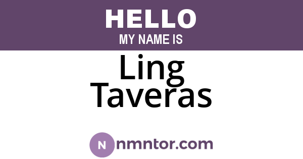 Ling Taveras