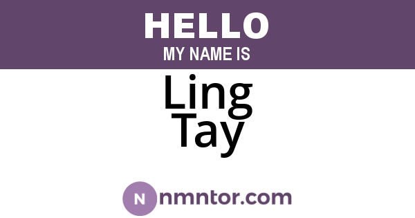 Ling Tay