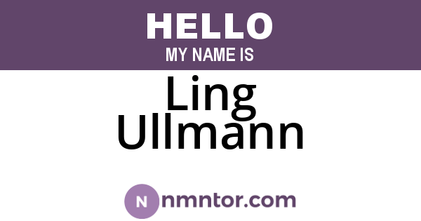 Ling Ullmann