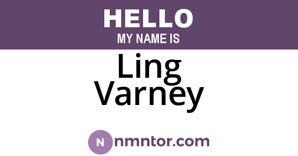 Ling Varney