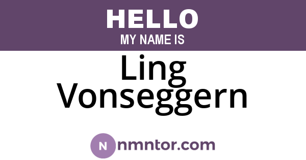 Ling Vonseggern