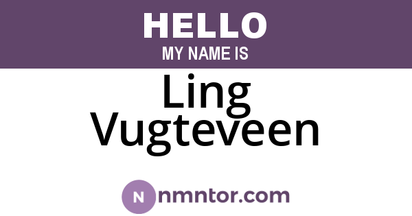 Ling Vugteveen