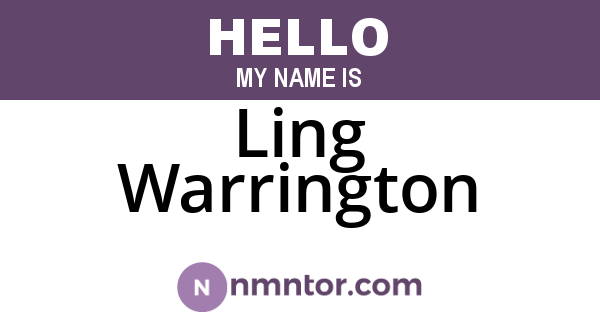 Ling Warrington