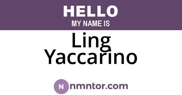 Ling Yaccarino