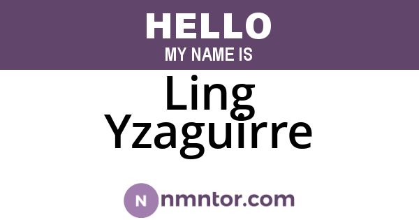 Ling Yzaguirre