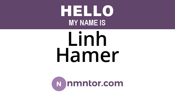 Linh Hamer