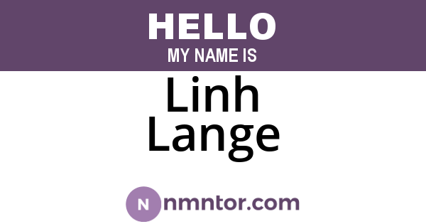 Linh Lange