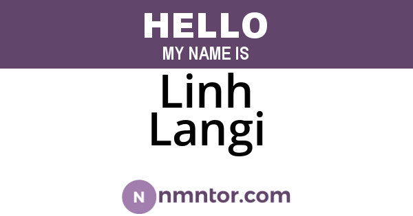 Linh Langi