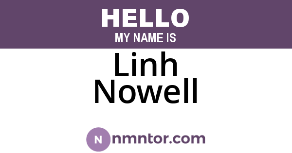 Linh Nowell