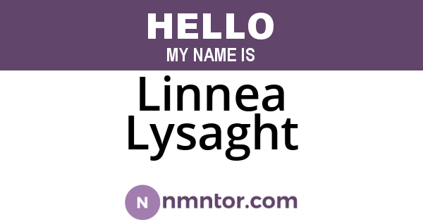 Linnea Lysaght