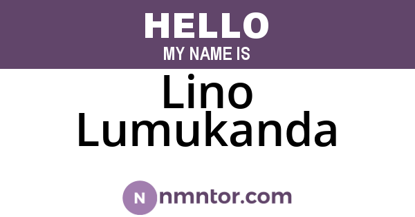 Lino Lumukanda