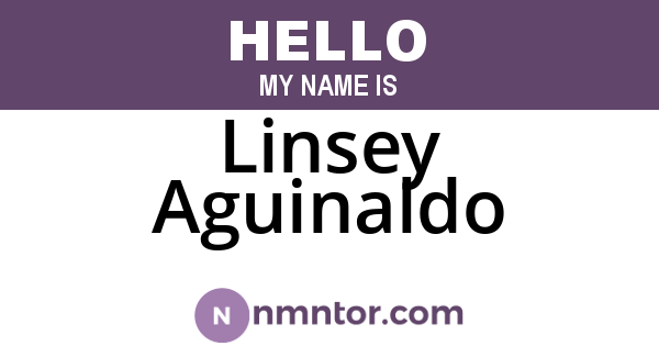 Linsey Aguinaldo
